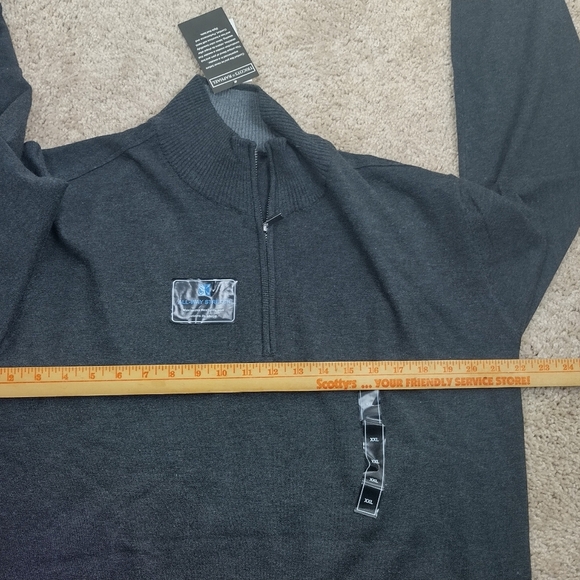 tricots st raphael Women's Qrt Zip sweater Size 2xl All Way Stretch New With Tag - Picture 11 of 12